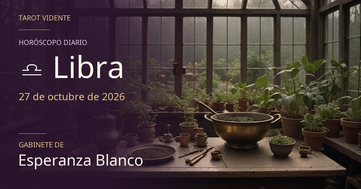Horóscopo de Libra · 27 de octubre de 2026. Ilustración simbólica generada con IA.