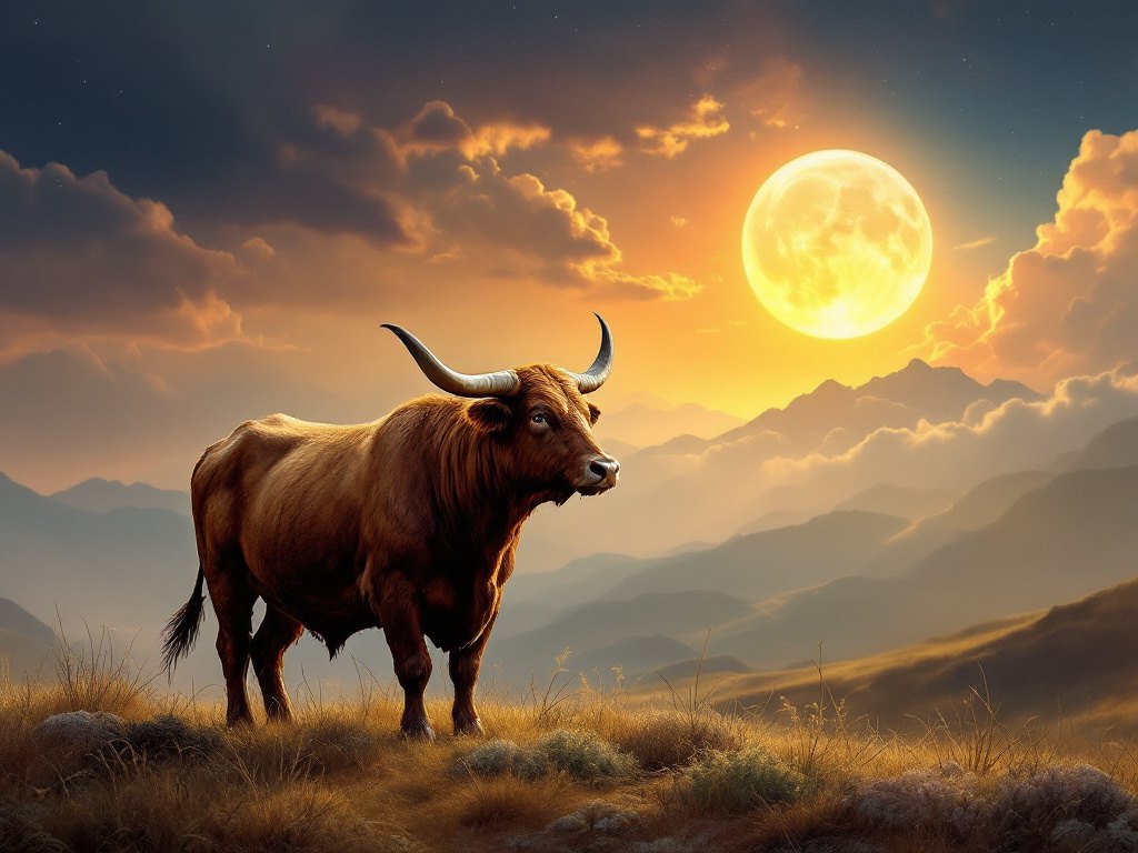 Oroscopo Toro · 28 ottobre 2026. Illustrazione simbolica generata con IA.