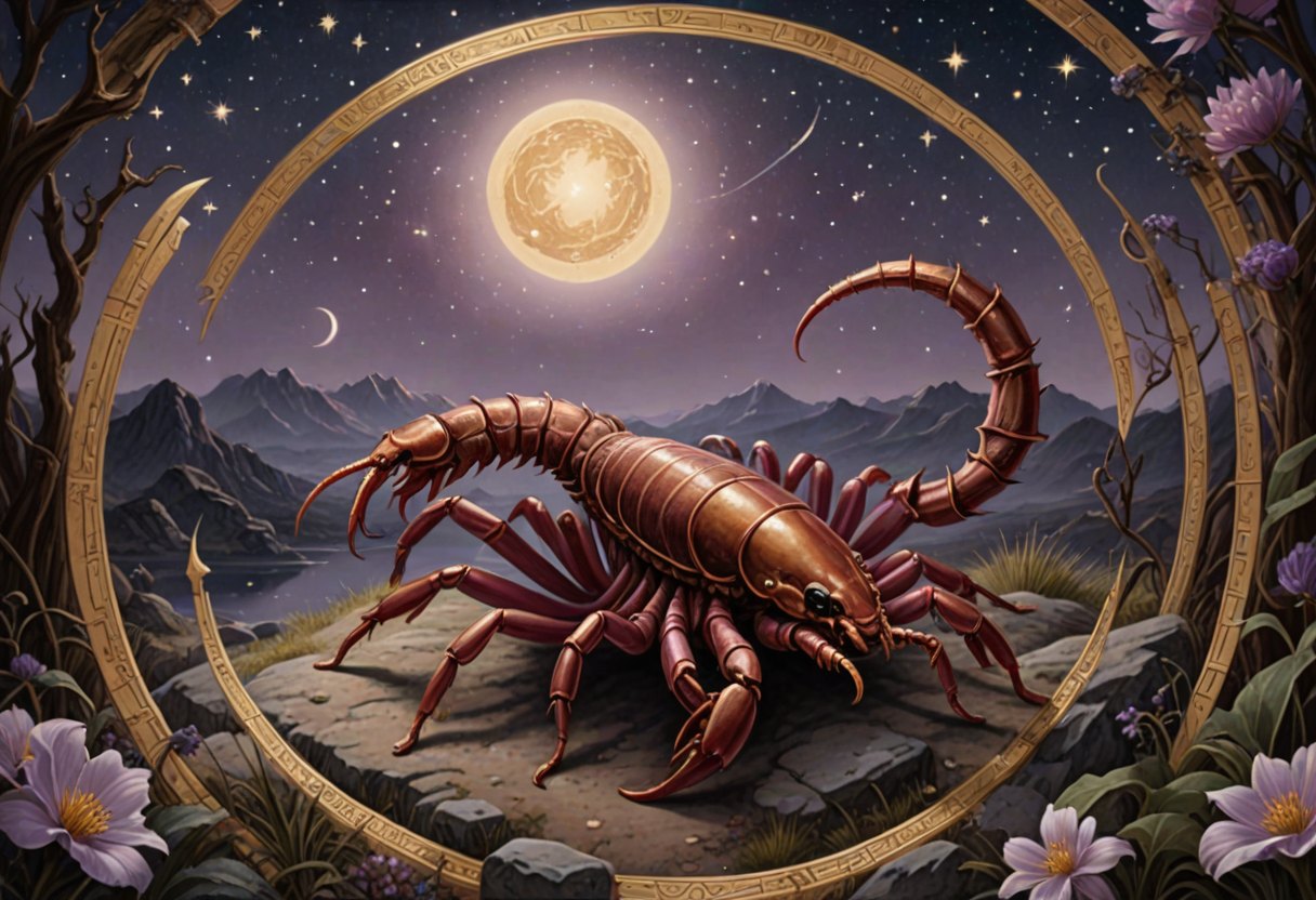 Horoscope du Scorpion · 28 octobre 2026. Illustration symbolique générée par IA.