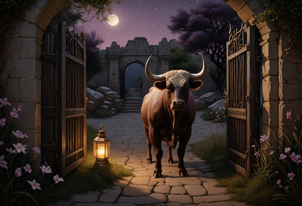 Oroscopo Toro · 29 ottobre 2026. Illustrazione simbolica generata con IA.