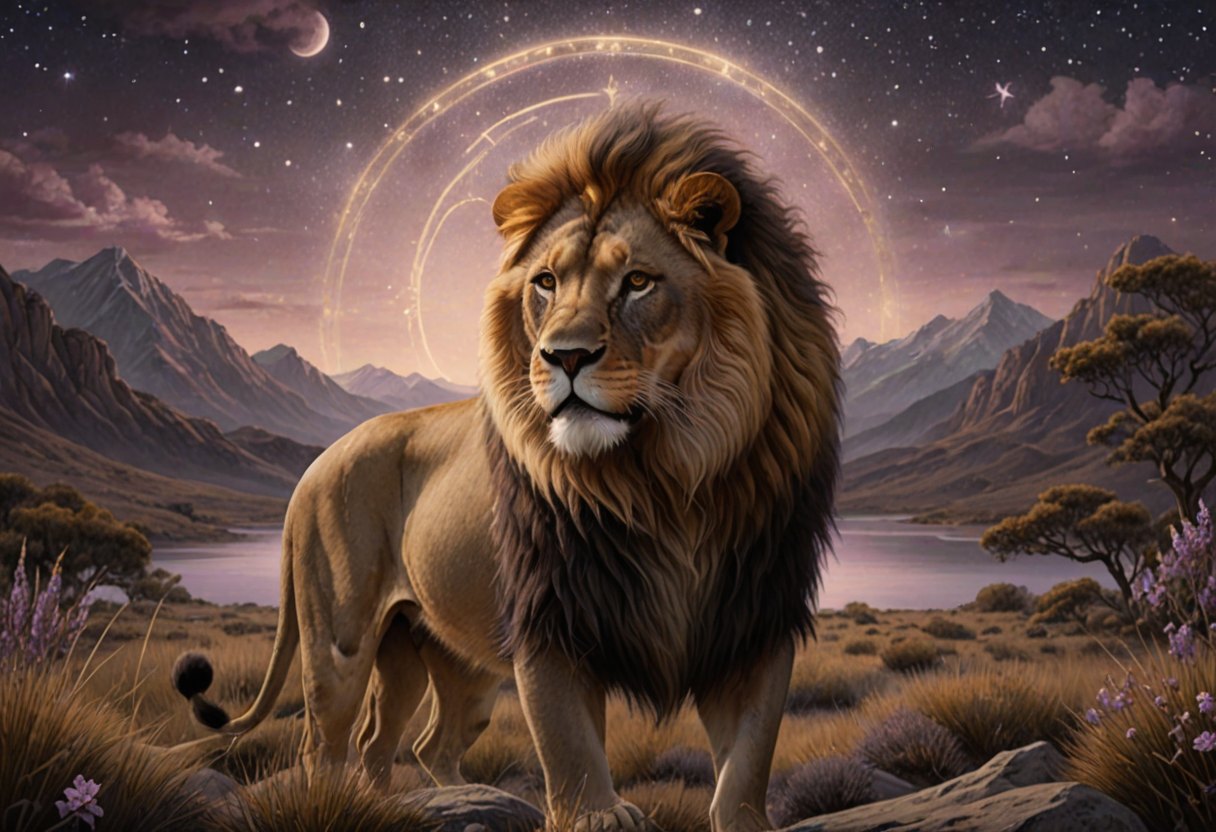 Horoscope du Lion · 31 octobre 2026. Illustration symbolique générée par IA.