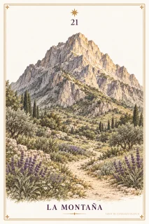 La Montaña · una montaña rocosa de varias cumbres