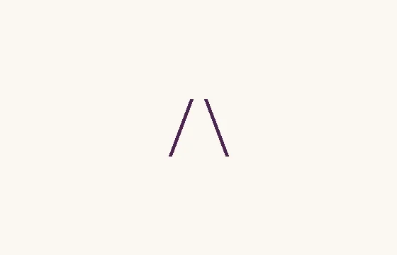 Path · two separate slanting strokes converging upwards