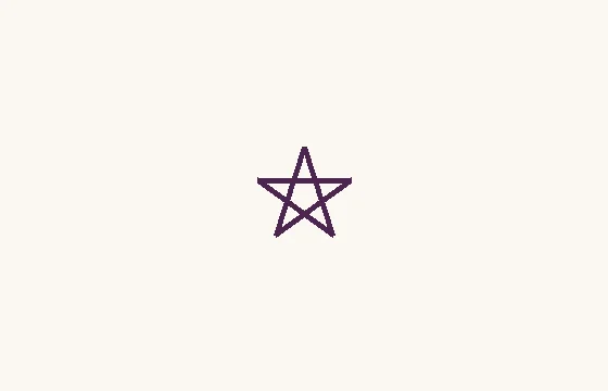 Star · a five-pointed star with crossing lines