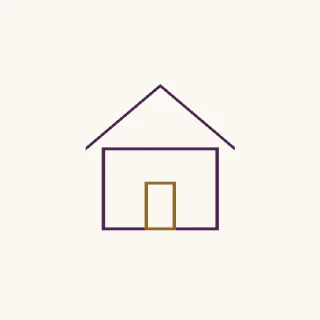 Casa · el contorno de una casa con tejado