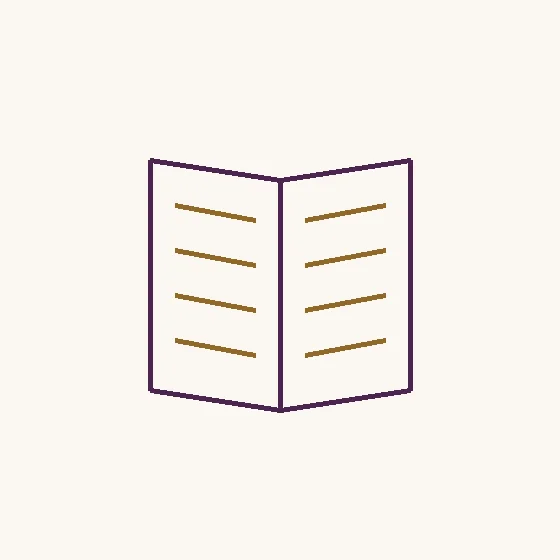 Livro · um livro aberto de duas páginas