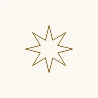 La Estrella · inspiración · una estrella de ocho puntas